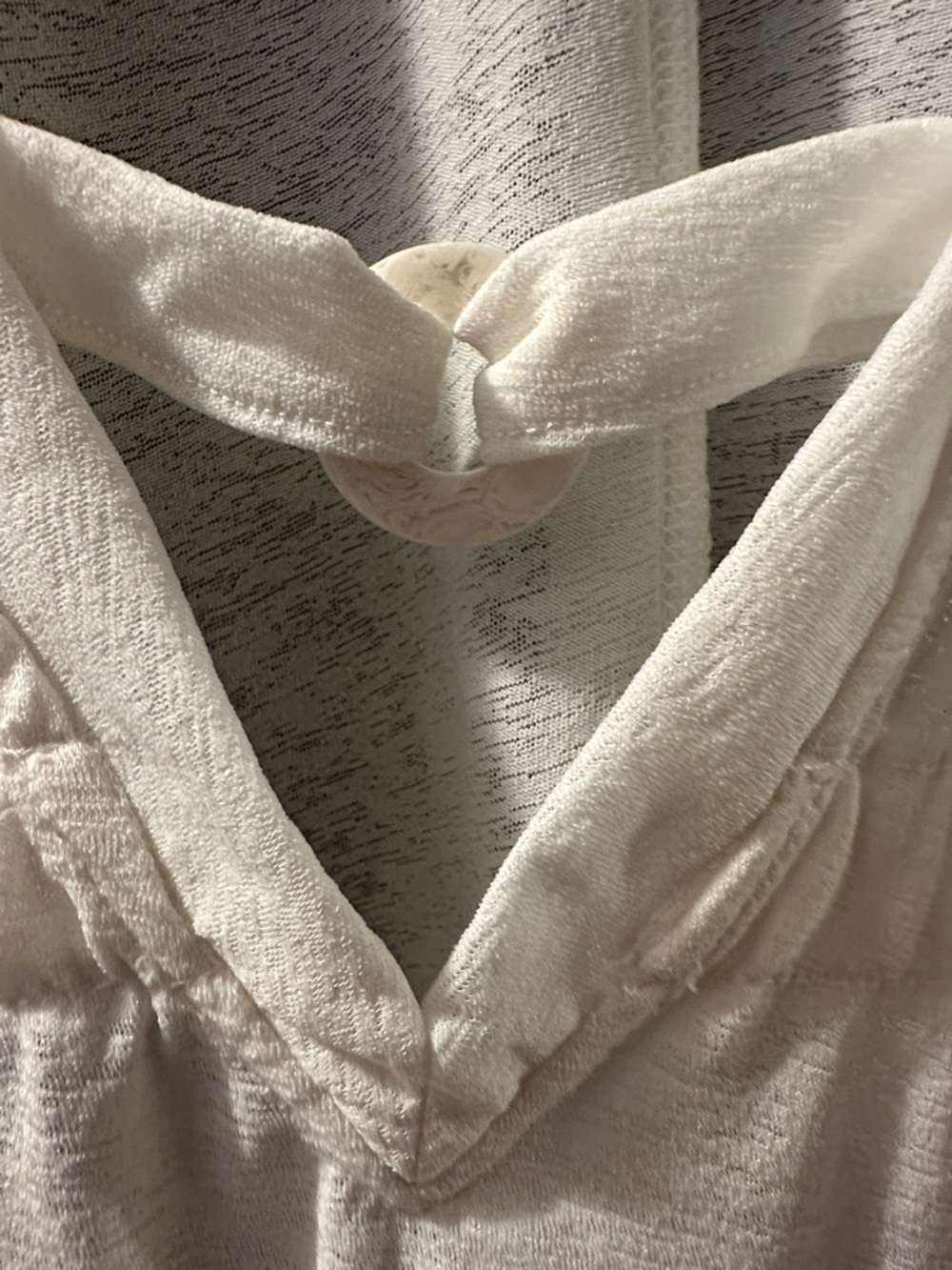 SWIM COVERUP Women's White Flowy Flattering Feminine V-Neck Sz 3X - Picture 4 of 11